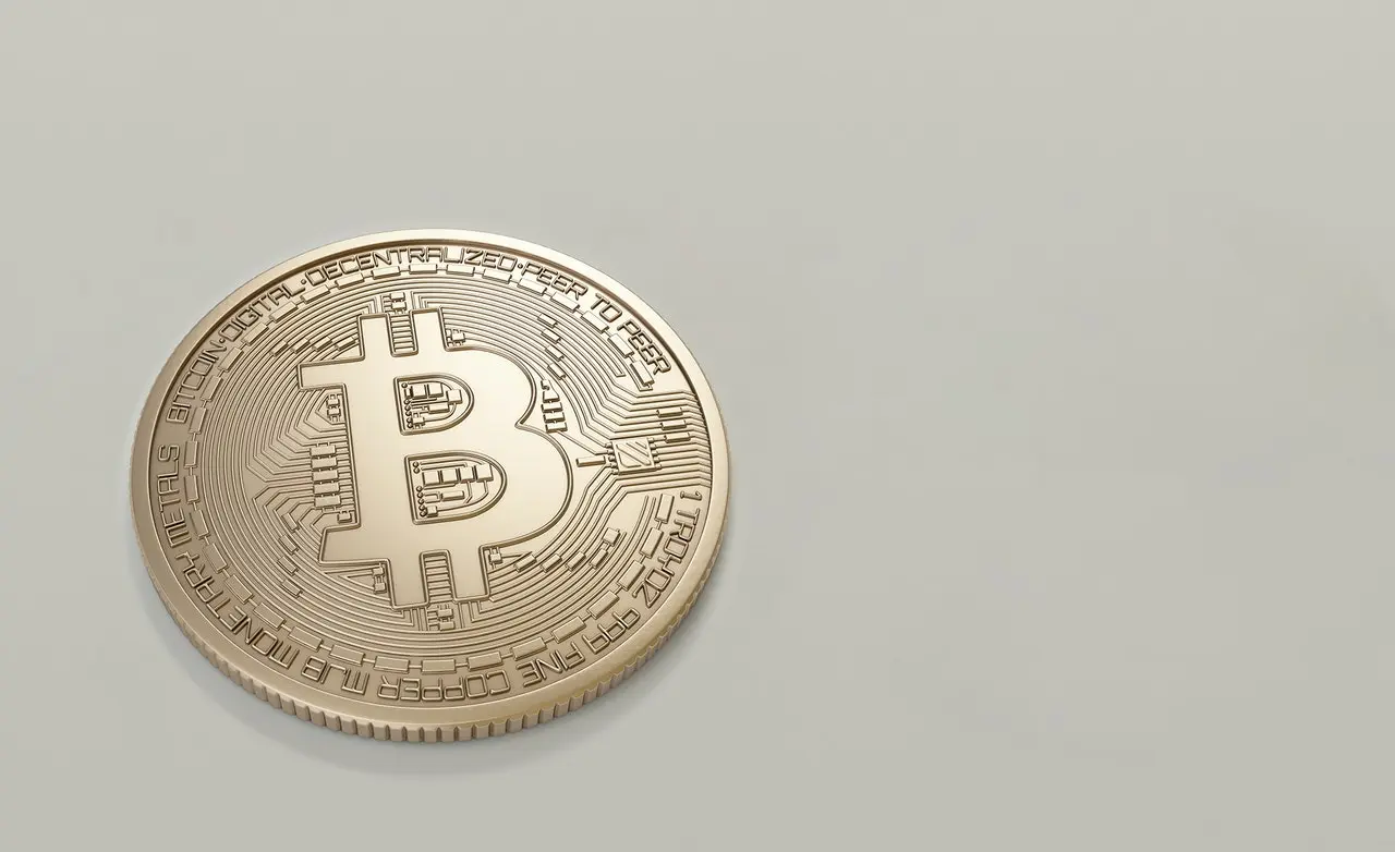 a metal bitcoin coin