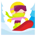 being my website theme related to snow, this is a snowboarding.png representing speed